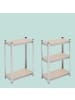 relaxdays 2 x Schwerlastregal in Silber - (B)60 x (H)180 x (T)30 cm
