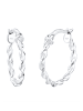 Elli Ohrringe 925 Sterling Silber Twisted in Silber