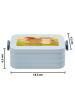 Mr. & Mrs. Panda Brotdose Meerschweinchen Weisheit Design mit Sp... in Blau Pastell