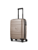 Redolz Essentials 11 4 Rollen Kabinentrolley 55 cm mit Dehnfalte taupe