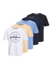 Jack & Jones 5er-Pack T-shirt in Apricot Ice