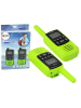 LEAN TOYS Walkie-Talkies Grün, Reichweite 3 km, Kommunikations-Gadget