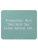 Mr. & Mrs. Panda Mouse Pad Spruch Friseurin Magie mit Spruch in Meeresbrise