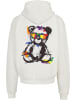 Merchcode Hoodie "Love TeddyOversized Hoody" in Weiß