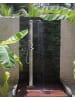 Beliani Gartendusche OLZAI in Silber - (W) 26 x (H) 210 x (L) 46 cm