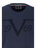 19V69 Italia by Versace Rundhalsshirt Stefano in blau