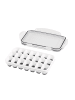 APS Eiswürfelform, 2er Set 25 x 15 cm H:4cm Polypropylen inkl. Deckel
