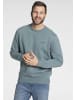 Man's World Sweatshirt in rauchblau-meliert
