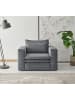 Furn.Design Sessel grau Cord, Loungesessel 110 cm