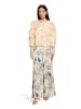 Vera Mont Marlene-Hose mit Blumenprint in Cream/Mint
