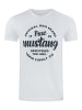 Mustang T-Shirt Basic Print in Weiß