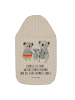 Mr. & Mrs. Panda Wärmflasche Koala Familie mit Spruch in Grau Pastell