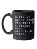 Mr. & Mrs. Panda Keramiktasse Notiz an mich: GAAANZ... mit Spruch in Schwarz