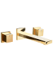 Beliani Wasserhähne PAILON in Gold - (W) 30 x (H) 9 x (L) 21 cm