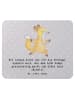 Mr. & Mrs. Panda Mousepad Auszubildende Lächeln mit Spruch in Grau Pastell