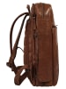 SPIKES & SPARROW Rucksack echt Leder in cognac