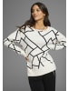 Laura Scott Jacquardpullover in weiß