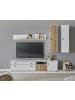 Furn.Design Hängeschrank weiß matt, Eiche 33 cm für Wohn- und Esszimmer mit Soft-Close