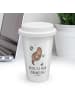 Mr. & Mrs. Panda Thermobecher To Go Otter Seerose mit Spruch in Weiß