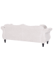 Beliani 3-tlg 3-Sitzer Sofa SKIEN in Beige/Schwarz