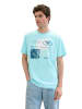 Tom Tailor Print T-Shirt für Herren in blau