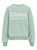 alife and kickin Rundhalspullover ElsaAK P in Kaoskoordinatorin - fresh mint