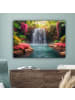 MuchoWow Leinwand bilder Tropischer Wasserfall (BxH)
