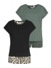 VIVANCE DREAMS Shorty in ecru-schwarz-gemustert schwarz-gemustert