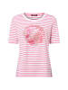 Olsen T-Shirt Hannah in weiß pink