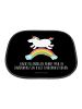 Mr. & Mrs. Panda Auto Sonnenschutz Einhorn Regenbogen mit Spruch in Schwarz
