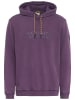 Camel Active Sweatshirt mit Kapuze aus reiner Baumwolle in Lila