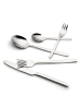 Echtwerk 30 tlg. Set Tafelbesteck "Positano" in Silber