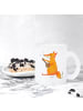 Mr. & Mrs. Panda Teetasse Fuchs Gitarre ohne Spruch in Transparent