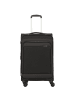D&N Travel Line 9504 4 Rollen Trolley M 67 cm mit Dehnfalte black