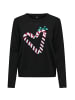 ONLY Pullover 'Xmas Shine' in schwarz