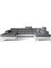 MF Design Eduard Recamiere Rechts in Grau -  (L) 205 x (B) 337 x (H) 88 cm