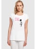 Merchcode Merchcode Damen Ladies Dream Big T-Shirt in white