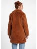 taddy Women Coat in Dark Cognac
