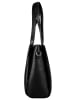 Forty degrees Shopper echt Leder in schwarz