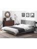 Beliani 3-tlg Doppelbett LIMOUX in Grau