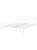 Beliani Doppelbett RODEZ in Weiß - (W) 166 x (H) 92 x (L) 208 cm