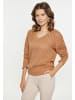 Usha Damen Pullover in KAMEL