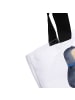 Mr. & Mrs. Panda Tote Bag Pinguin Pärchen mit Spruch in Weiß