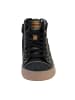 Geox Sneaker Uptown Kinder J Alonisso B.G - WAX.LEA+CANV Schwarz