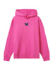 F4NT4STIC Hoodie Schmetterling bestickt in hyper pink