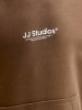 JACK & JONES Junior Kapuzenpullover in Cocoa
