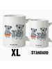 Mr. & Mrs. Panda Weiße Tasse Koala Familie ohne Spruch in Weiß