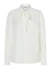 More & More elegante, fließende Bluse mit Schluppe in off white