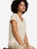 Hanro V-Shirt Natural Shirt in oyster gray