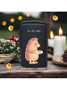 Mr. & Mrs. Panda Feuerzeug Igel Kuchenstück ohne Spruch in Schwarz